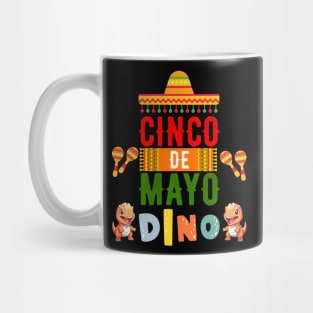 "Let's Fiesta" Cinco de Mayo Dino T-Shirt Mug